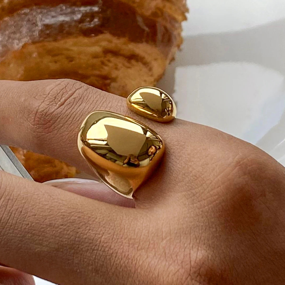 Minimalist 316L Stainless Steel INS Ring High Quality Waterproof