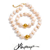 Multi-color Resin Round Beads Chain Statement Necklace Bracelet