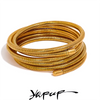 Stainless Steel Stackable Multi-Layer Wrap Arm Bracelet Bangle Metal