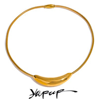 Waterproof Stainless Steel Popular Choker Light Necklace Statement thumbnail 1