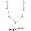 Rust Proof Stainless Steel Simple Summer Anklet Necklace Jewelry Set