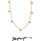 Rust Proof Stainless Steel Simple Summer Anklet Necklace Jewelry Set 1